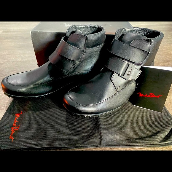 Leather Boots Michel domit boots - Picture 1 of 9